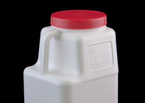 100mm Lid for Square Jar/Flagon - Red