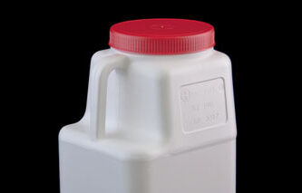100mm Lid for Square Jar/Flagon - Red