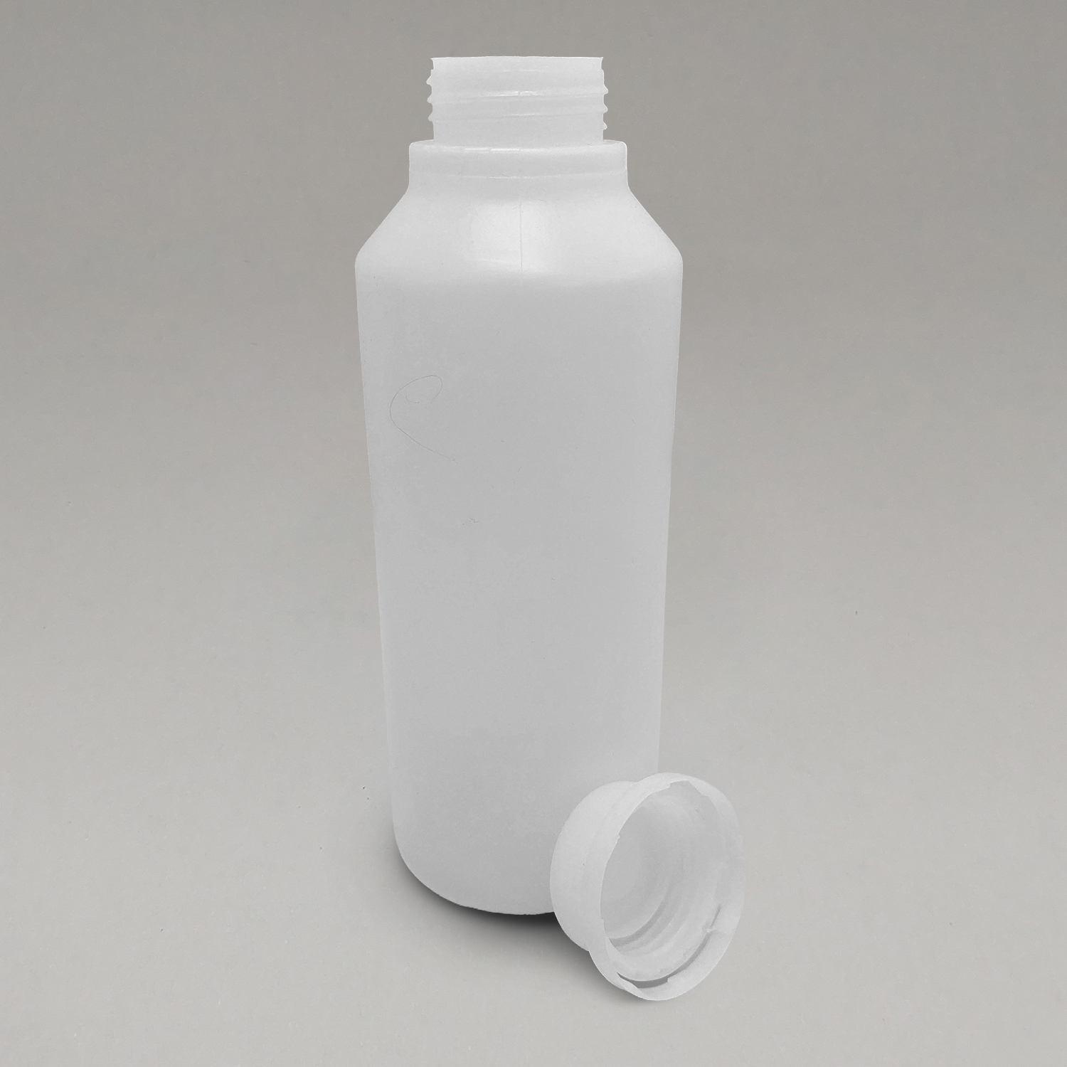 Round Bottle 1L - Natural with 45mm Cap - Image 2