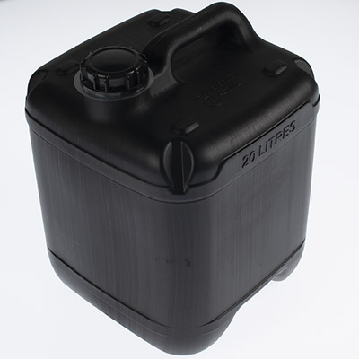 Jerrycan 20L DG with 58mm Cap - Black - Image 2