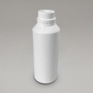 Round Bottle 1L - White