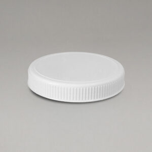 100mm Lid for Square Jar/Flagon - White