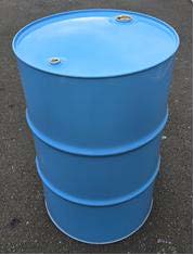 205L Steel Drum - Blue (Closed top)